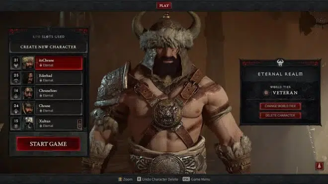 Barbarian Diablo IV